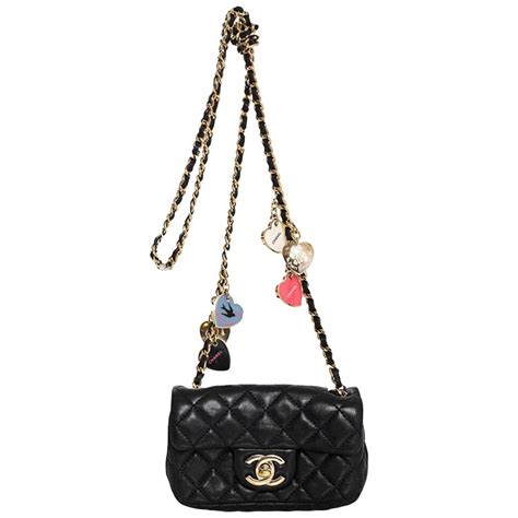 chanel valentine charm bag|mini top handle Chanel bag.